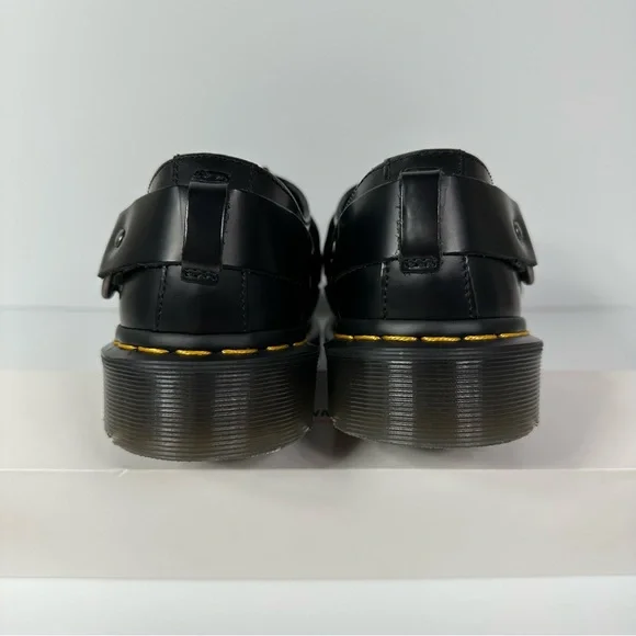 DOC HENREE POLISHED SMOOTH LEATHER BUCKLE SHOES WOMENS SIZE 9 HARNESS STRAPS NEW - Picture 3 of 10